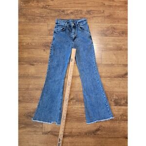 WOGGI Jeans for Teen Girls- Fashionable High Waisted Wide Leg Pant 11-12